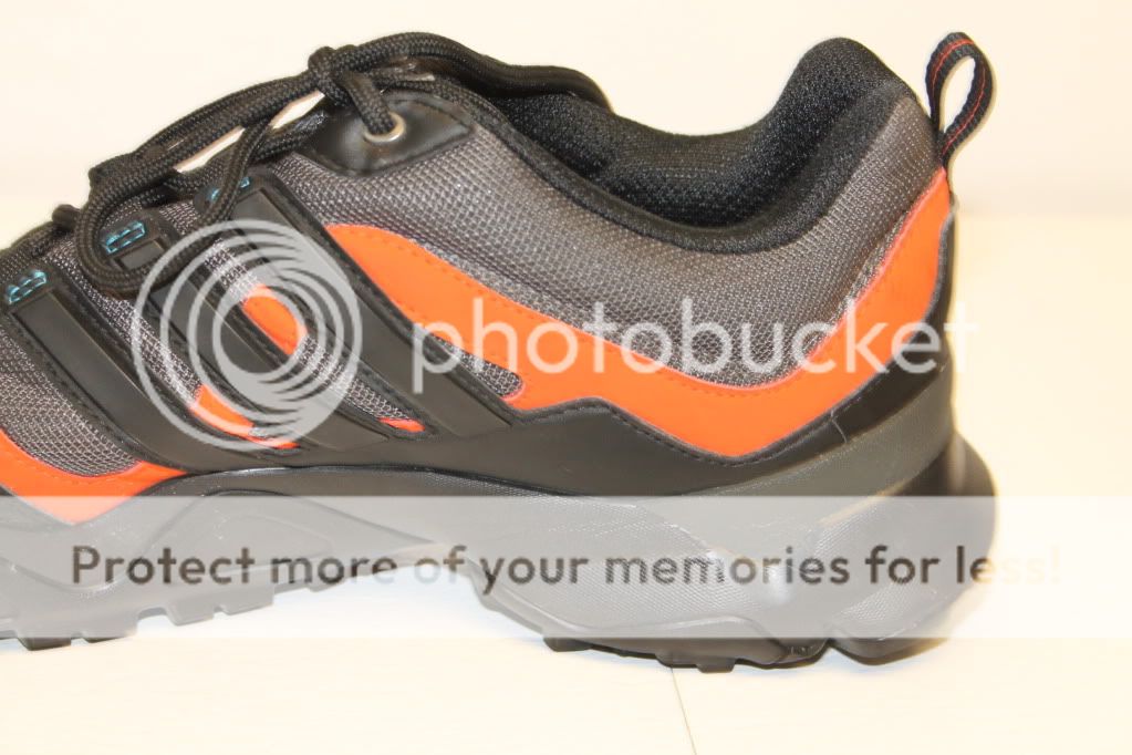 ebay: adidas outdoor traxion mens 13 48 euc gray & orange outo